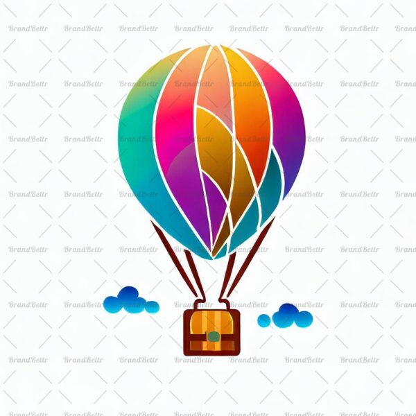 Reisender Heißluftballon